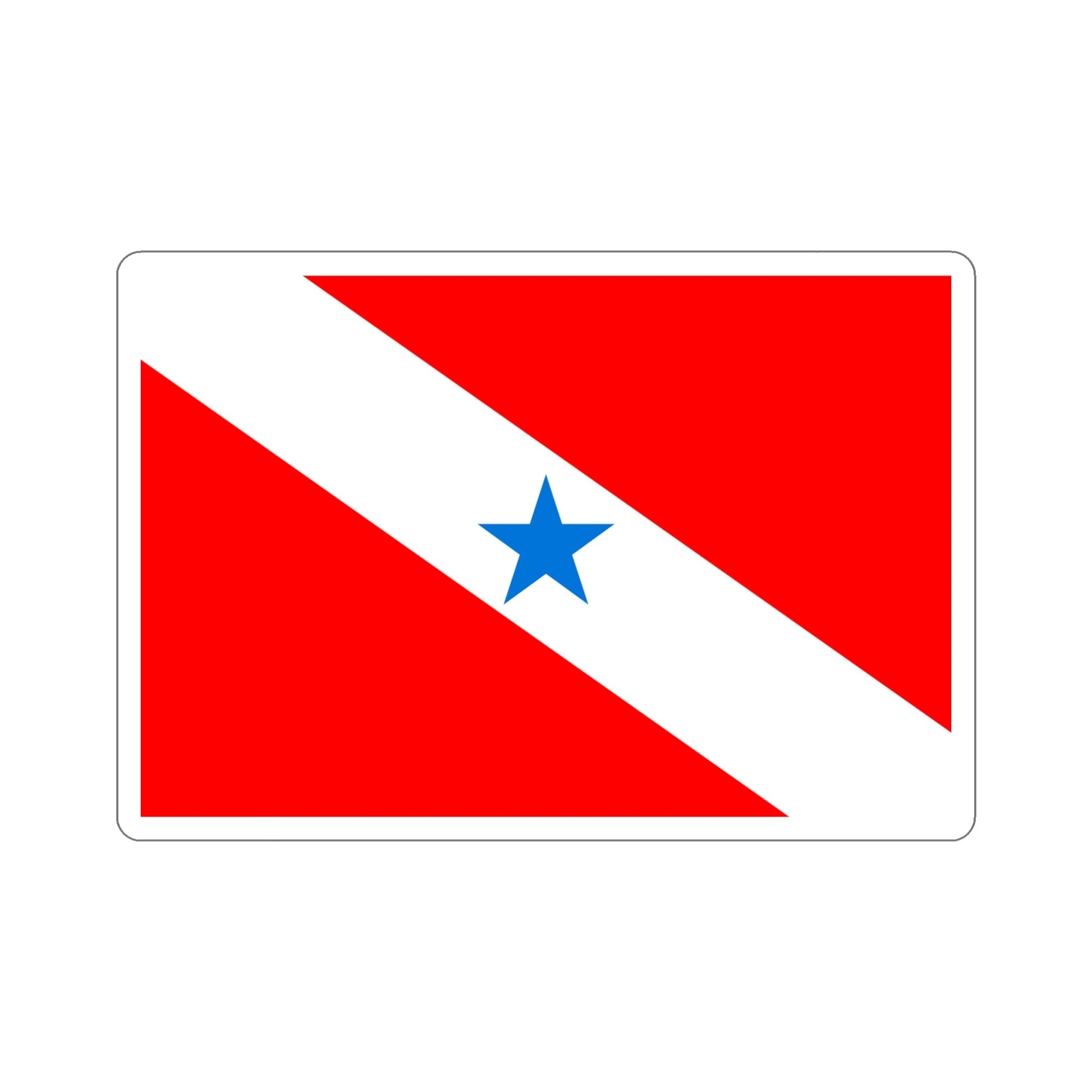 Flag of Pará Brazil STICKER Vinyl Die-Cut Decal-6 Inch-The Sticker Space