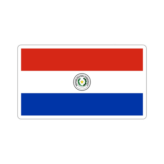 Flag of Paraguay STICKER Vinyl Die-Cut Decal-6 Inch-The Sticker Space