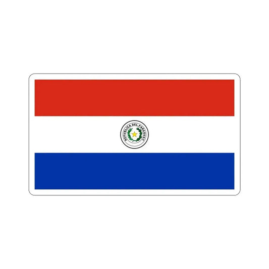 Flag of Paraguay STICKER Vinyl Die-Cut Decal 6 Inch - The Sticker Space
