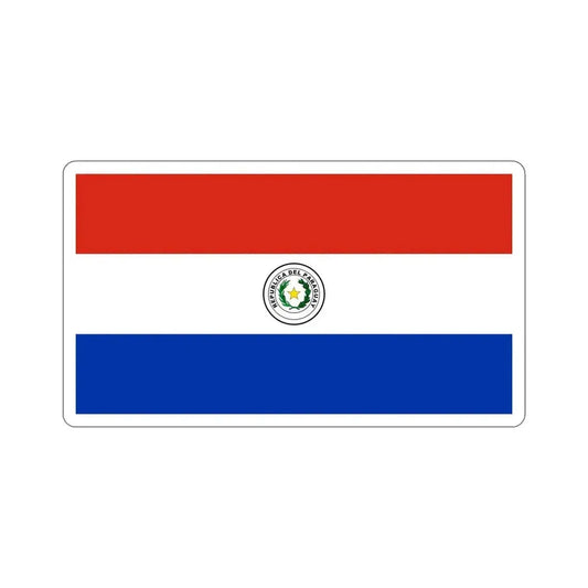 Flag of Paraguay STICKER Vinyl Die-Cut Decal 6 Inch - The Sticker Space