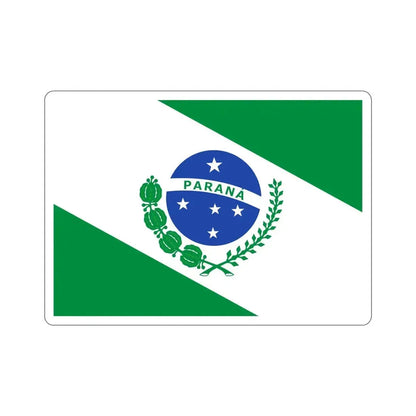 Flag of Paraná Brazil STICKER Vinyl Die-Cut Decal 5 Inch - The Sticker Space