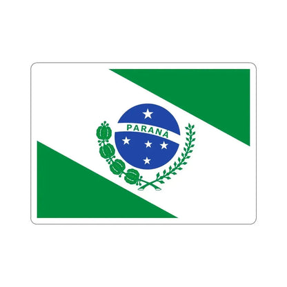 Flag of Paraná Brazil STICKER Vinyl Die-Cut Decal 6 Inch - The Sticker Space
