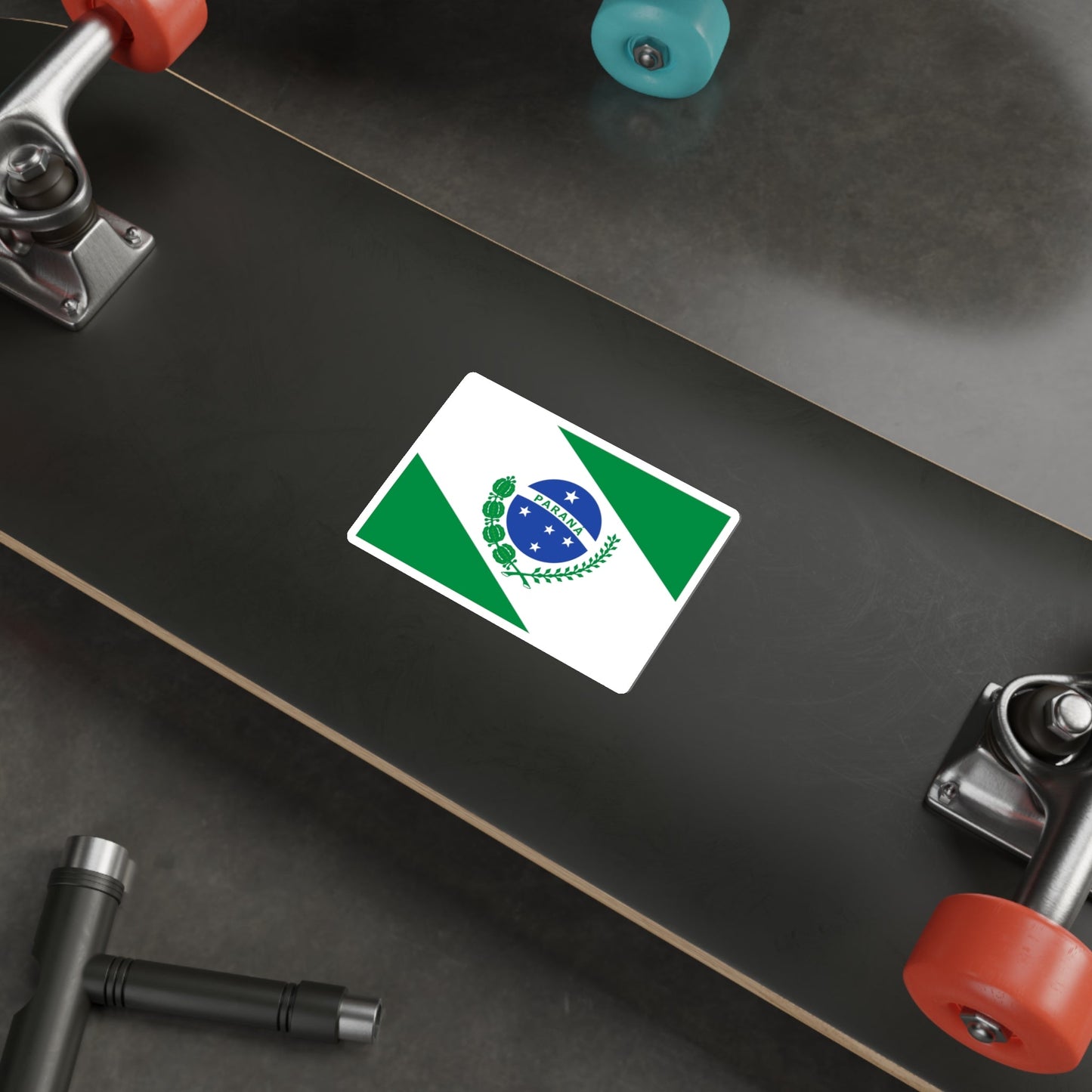 Flag of Paraná Brazil STICKER Vinyl Die-Cut Decal-The Sticker Space