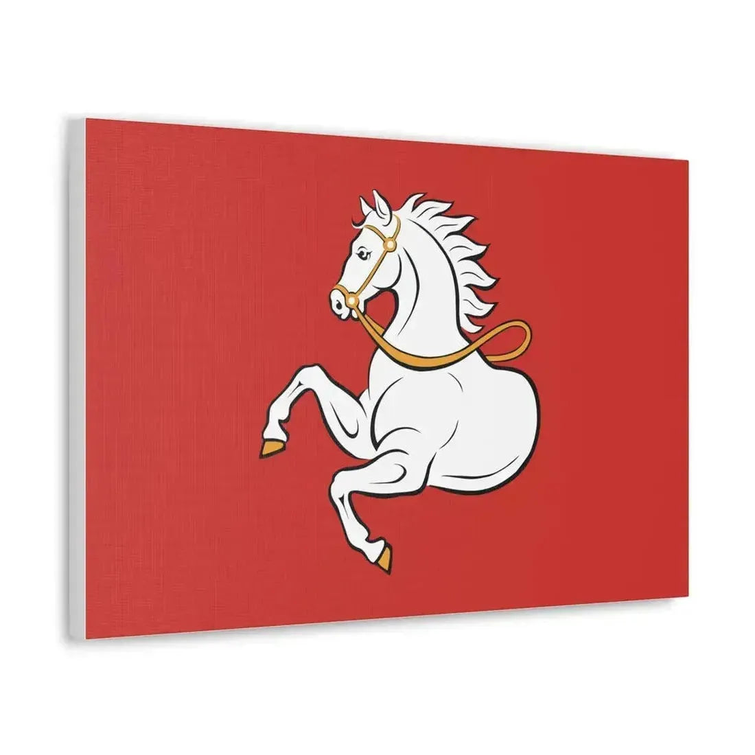 Flag of Pardubice Czech Republic - Canvas Wall Art - The Sticker Space