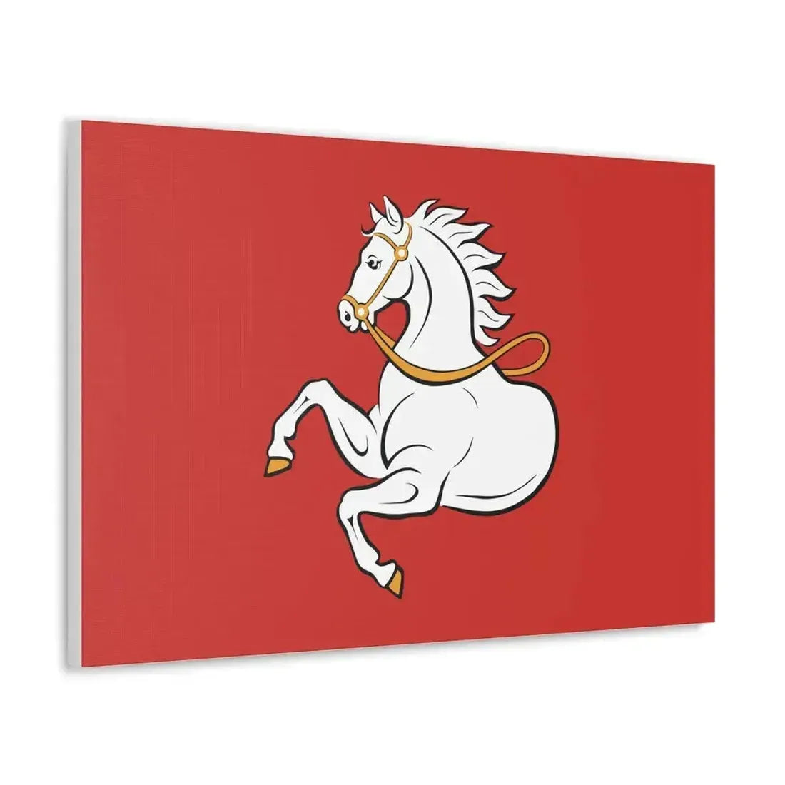 Flag of Pardubice Czech Republic - Canvas Wall Art - The Sticker Space