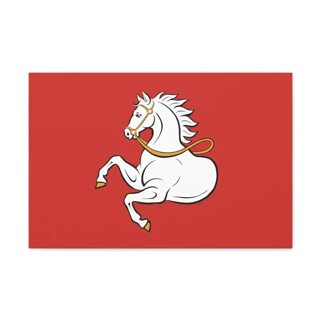 Flag of Pardubice Czech Republic - Canvas Wall Art - The Sticker Space