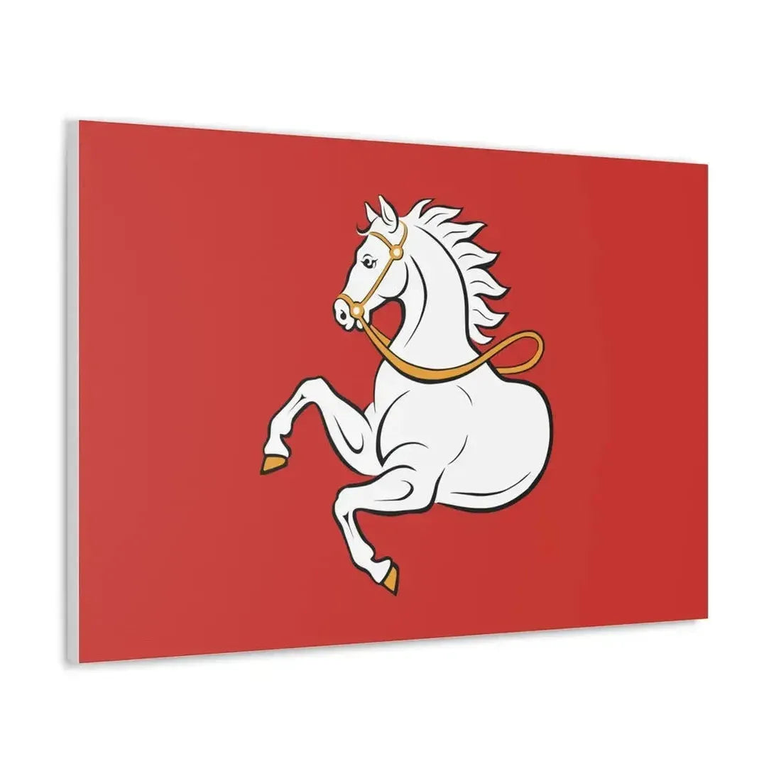 Flag of Pardubice Czech Republic - Canvas Wall Art - The Sticker Space