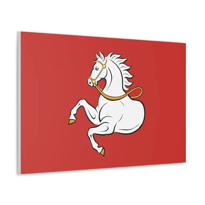 Flag of Pardubice Czech Republic - Canvas Wall Art - The Sticker Space