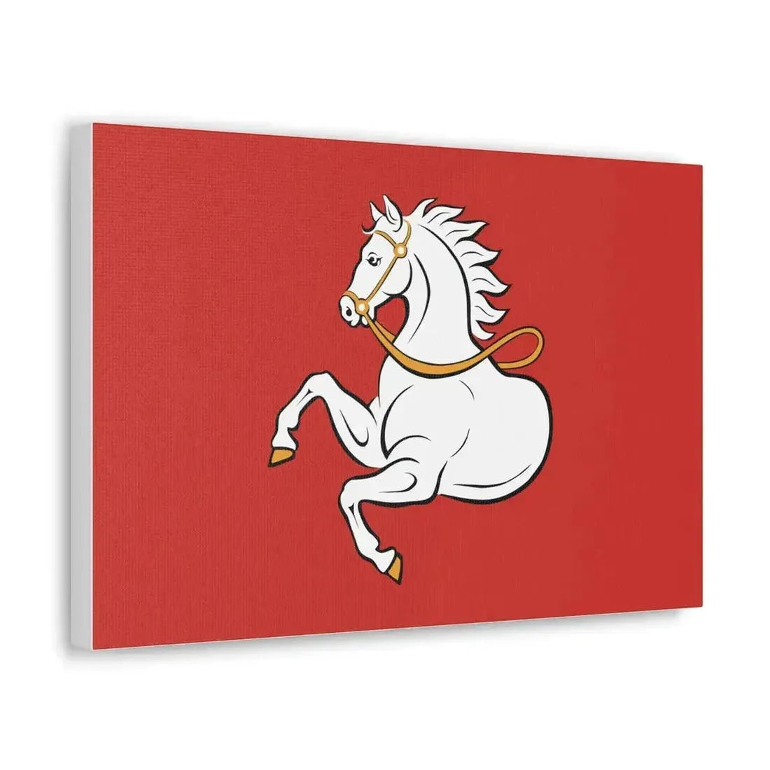 Flag of Pardubice Czech Republic - Canvas Wall Art - The Sticker Space