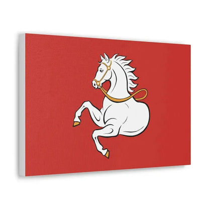 Flag of Pardubice Czech Republic - Canvas Wall Art - The Sticker Space