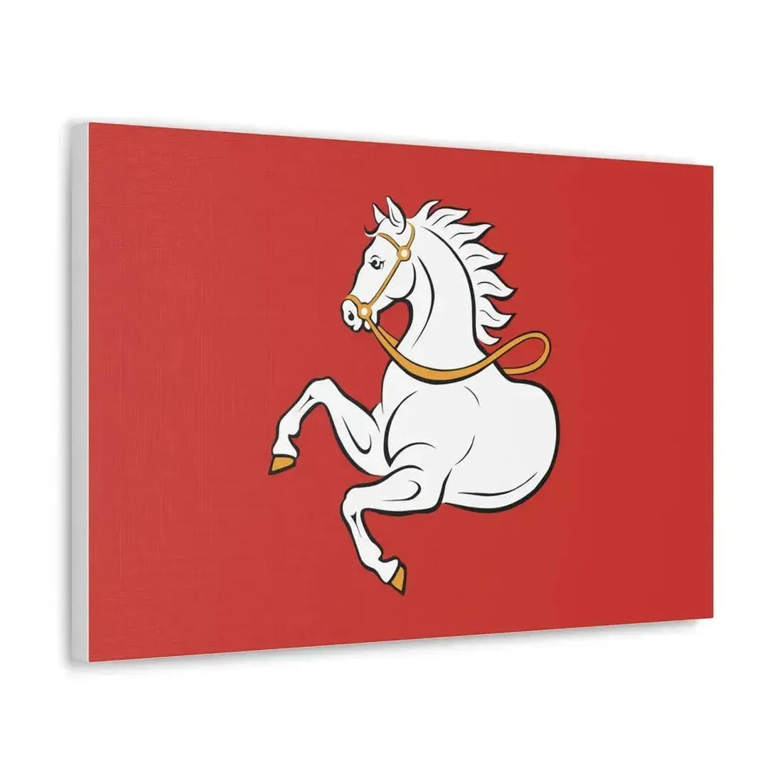 Flag of Pardubice Czech Republic - Canvas Wall Art - The Sticker Space