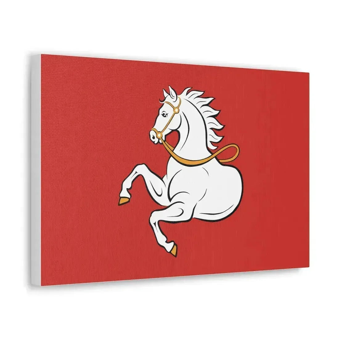 Flag of Pardubice Czech Republic - Canvas Wall Art - The Sticker Space