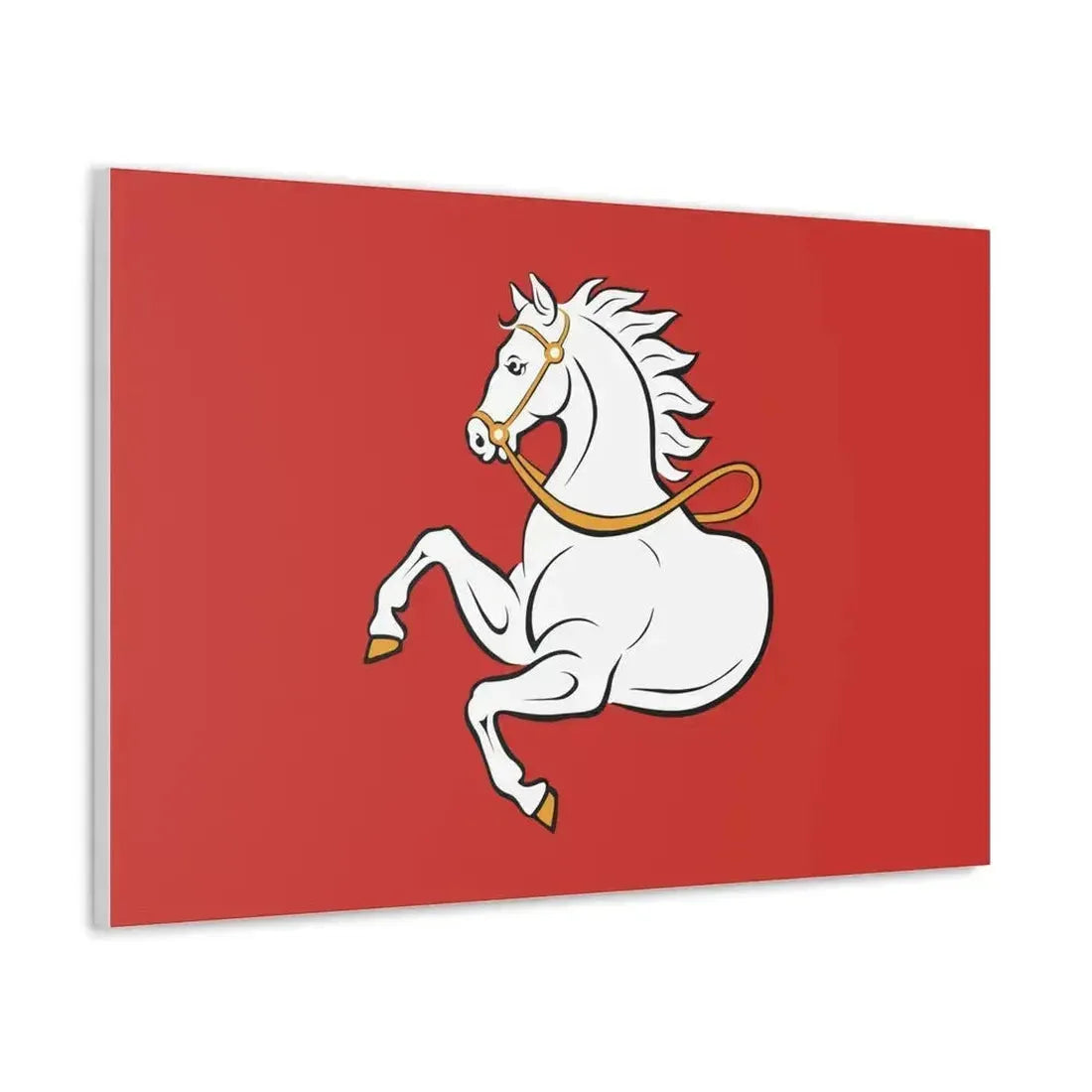 Flag of Pardubice Czech Republic - Canvas Wall Art - The Sticker Space