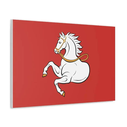 Flag of Pardubice Czech Republic - Canvas Wall Art - The Sticker Space