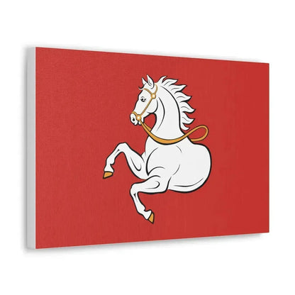 Flag of Pardubice Czech Republic - Canvas Wall Art - The Sticker Space