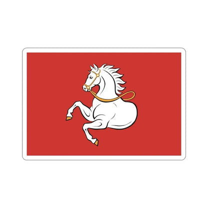 Flag of Pardubice Czech Republic STICKER Vinyl Die-Cut Decal - The Sticker Space