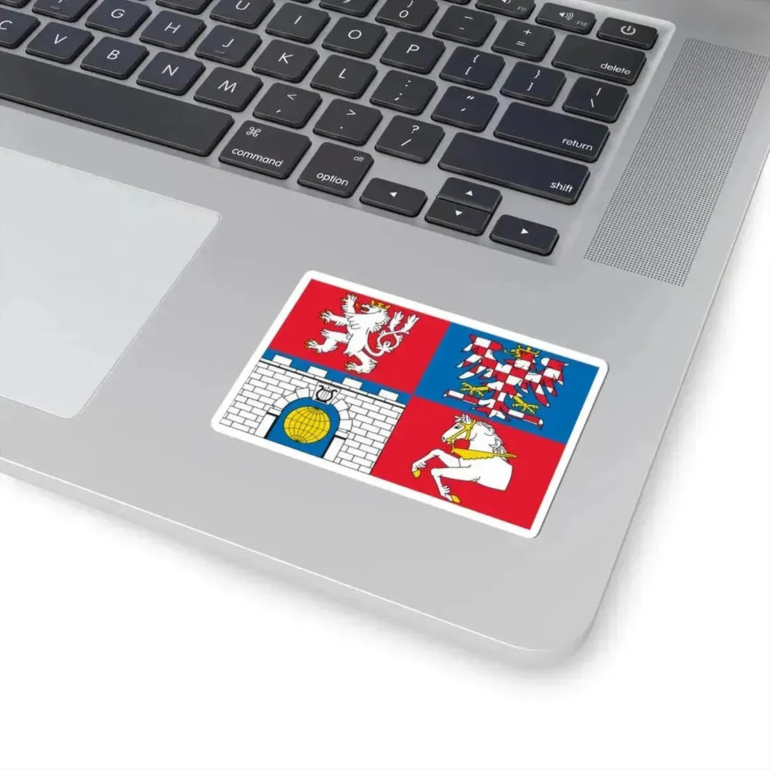 Flag of Pardubice Region (Czech Republic) STICKER Vinyl Kiss-Cut Decal - The Sticker Space