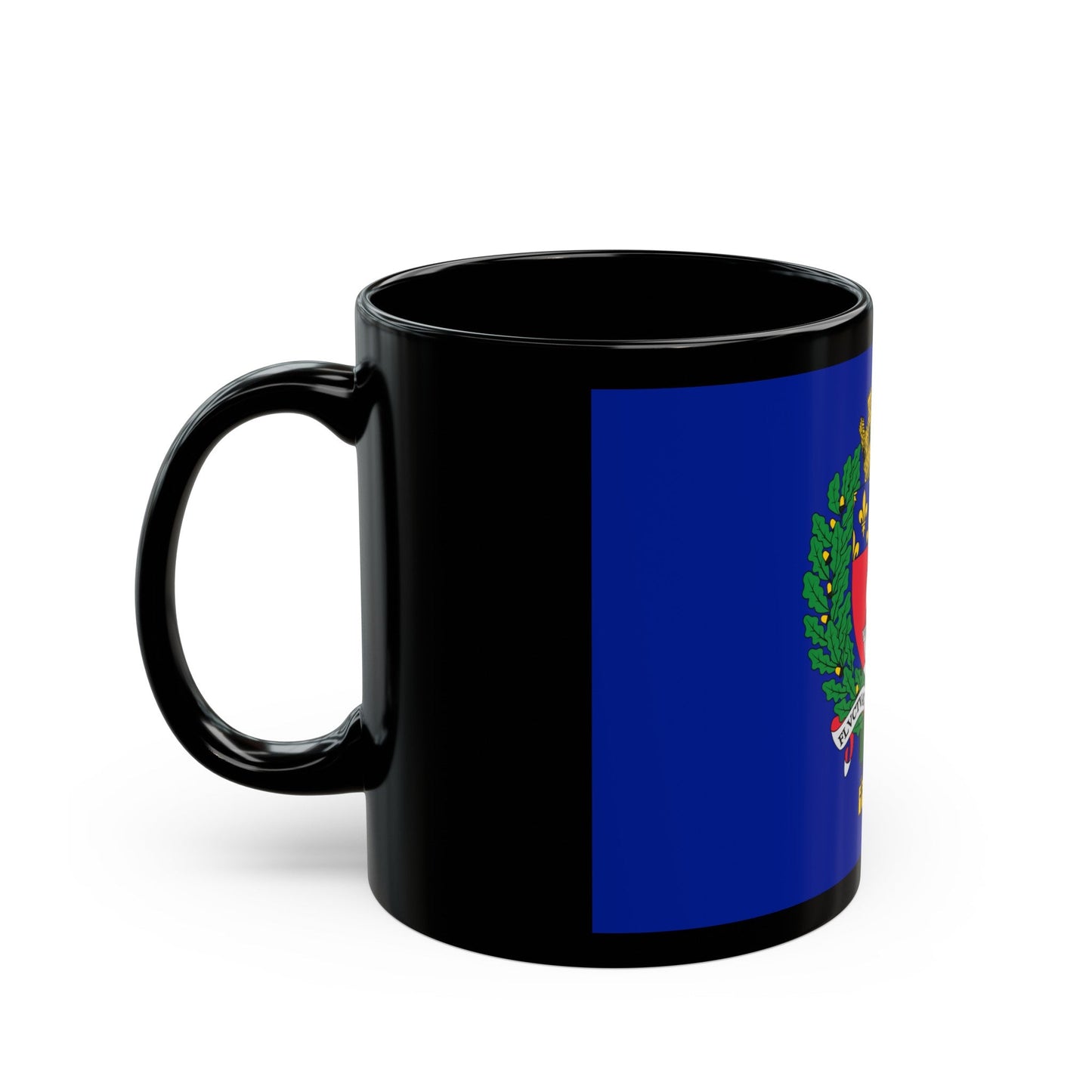 Flag of Paris France - Black Coffee Mug-The Sticker Space