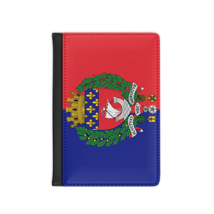 Flag of Paris France - Passport Holder-3.9" x 5.8"-The Sticker Space