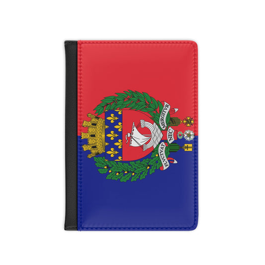 Flag of Paris France - Passport Holder-3.9" x 5.8"-The Sticker Space