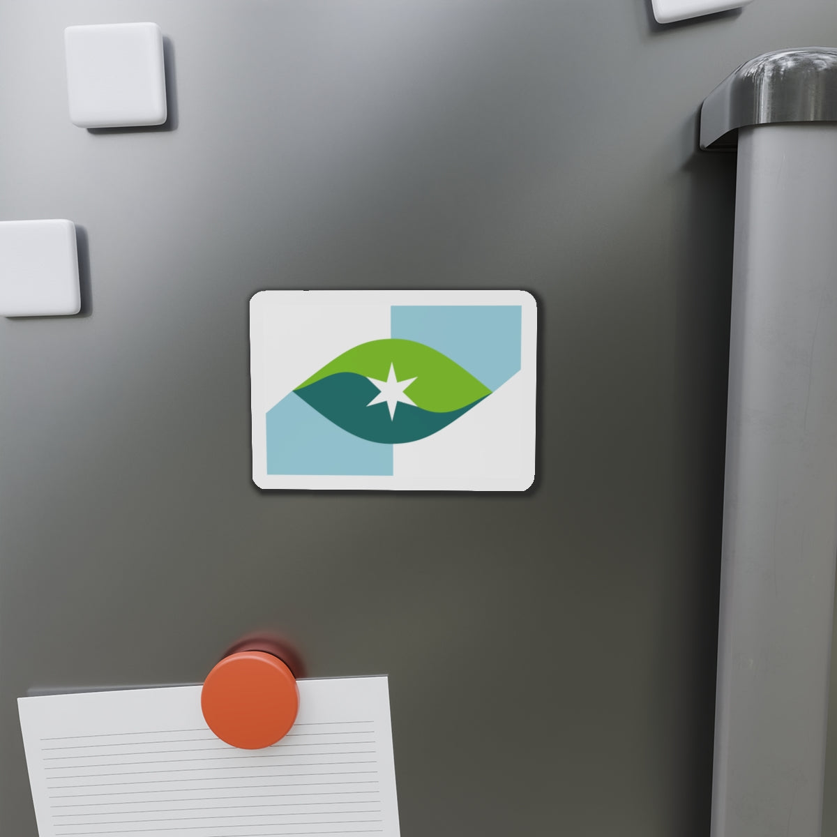 Flag of Park City Kansas - Die-Cut Magnet-The Sticker Space