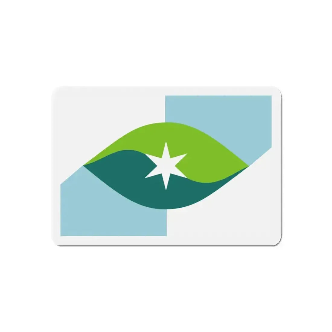 Flag of Park City Kansas - Refrigerator Magnet - The Sticker Space