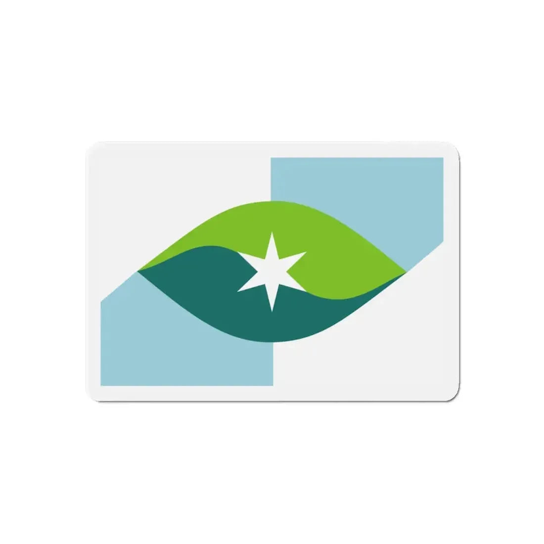 Flag of Park City Kansas - Refrigerator Magnet - The Sticker Space