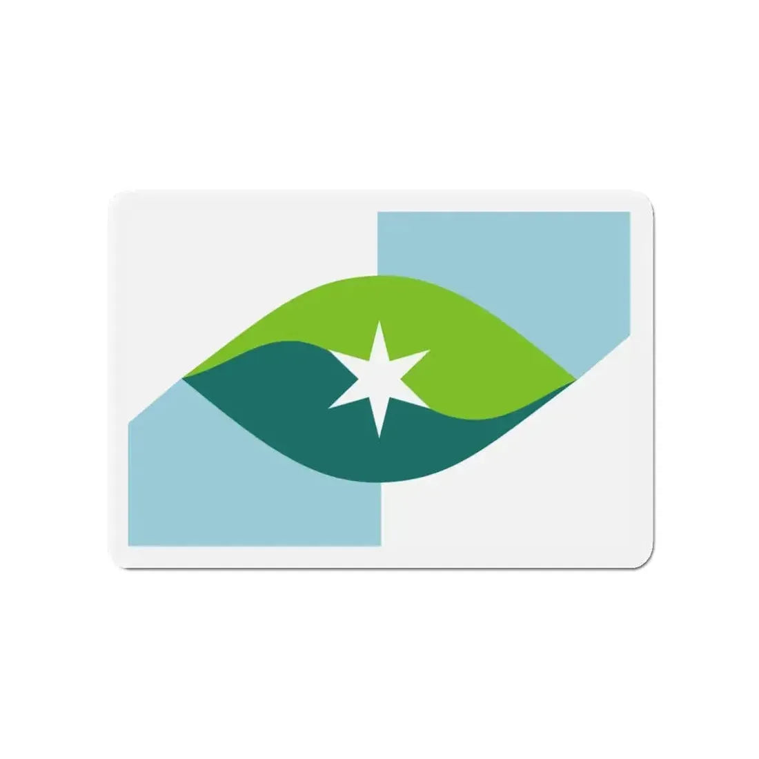 Flag of Park City Kansas - Refrigerator Magnet - The Sticker Space