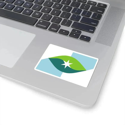 Flag of Park City Kansas (United States) STICKER Vinyl Kiss-Cut Decal - The Sticker Space