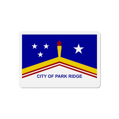 Flag of Park Ridge Illinois - Die-Cut Magnet-6 × 6"-The Sticker Space