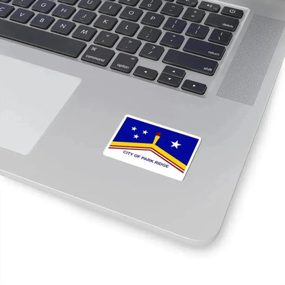 Flag of Park Ridge Illinois (United States) STICKER Vinyl Kiss-Cut Decal - The Sticker Space