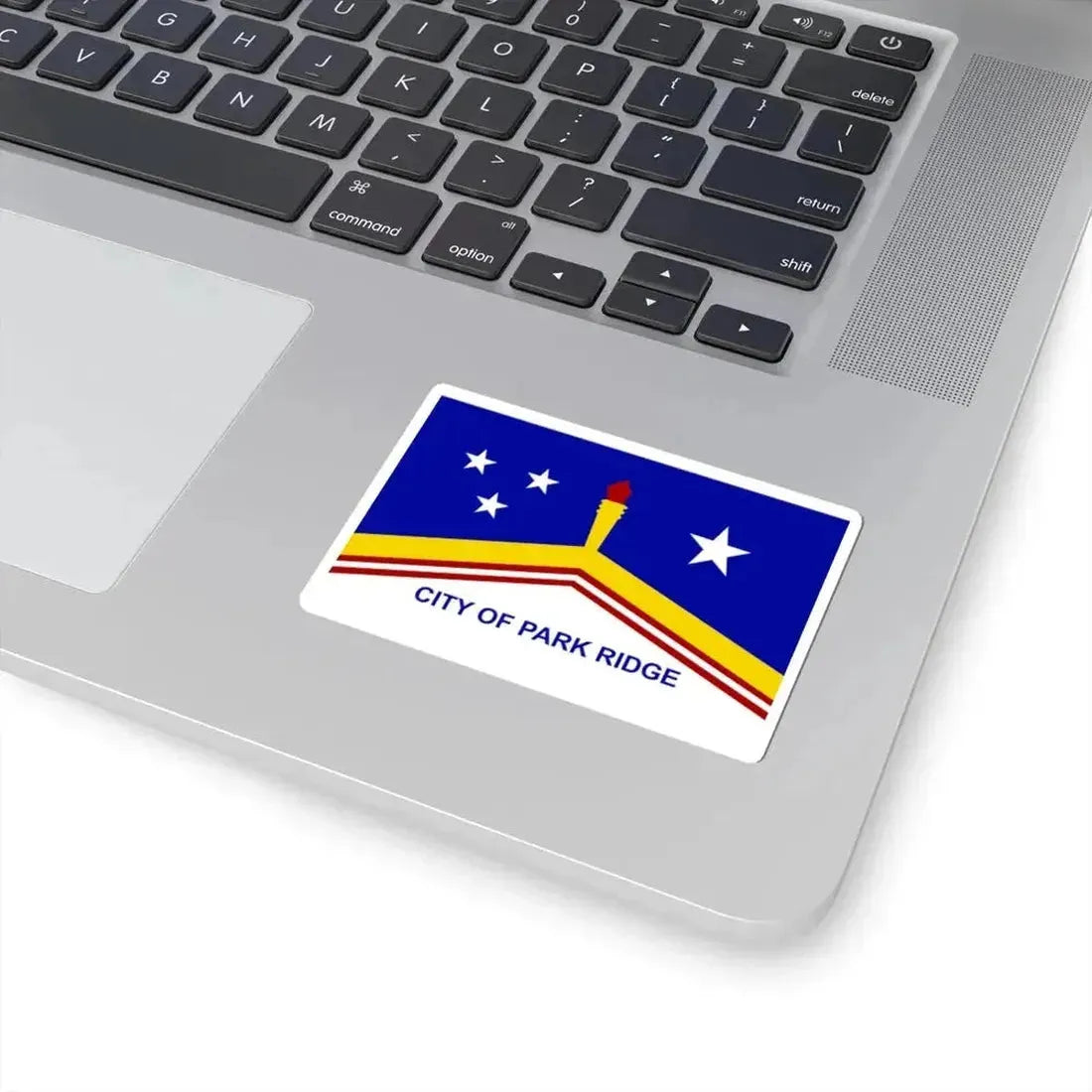 Flag of Park Ridge Illinois (United States) STICKER Vinyl Kiss-Cut Decal - The Sticker Space