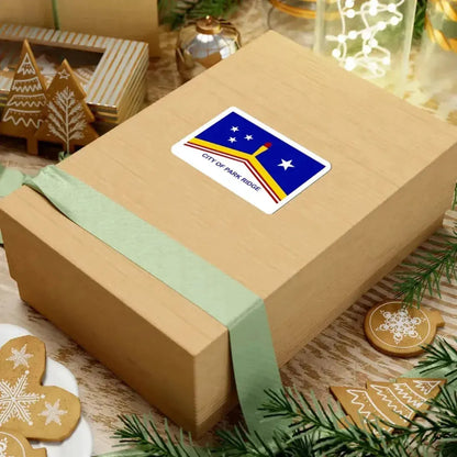 Flag of Park Ridge Illinois (United States) STICKER Vinyl Kiss-Cut Decal - The Sticker Space