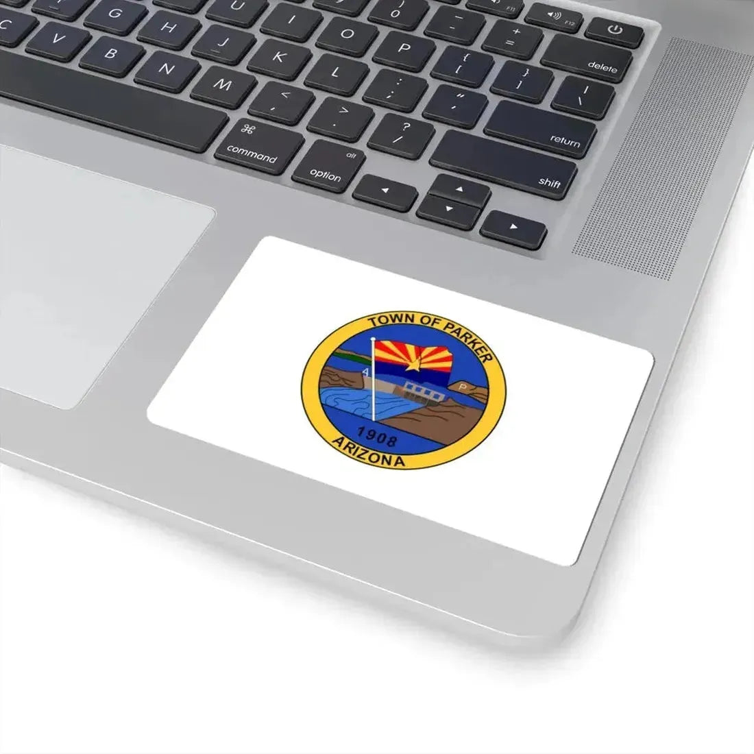 Flag of Parker Arizona (United States) STICKER Vinyl Kiss-Cut Decal - The Sticker Space