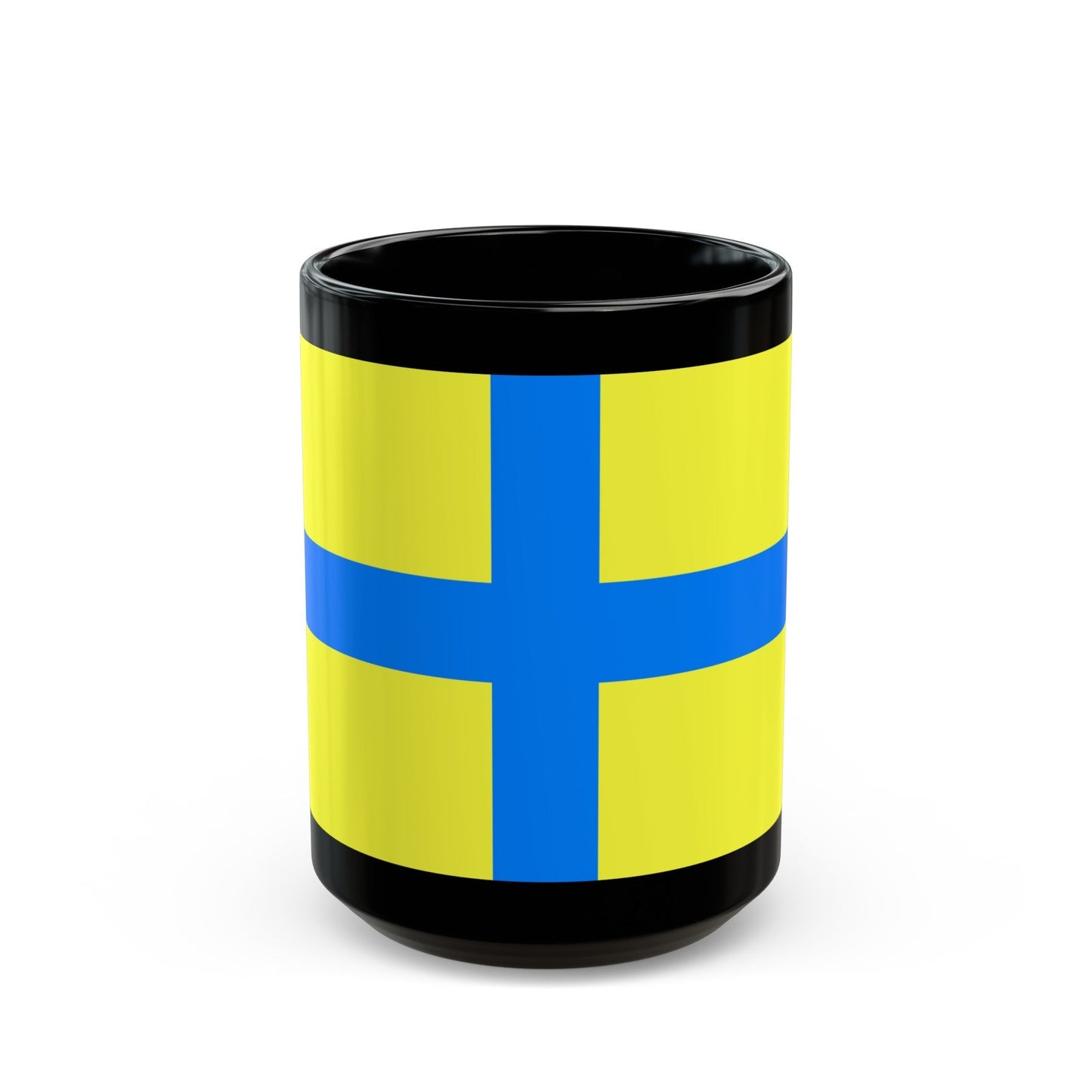 Flag of Parma Italy - Black Coffee Mug-15oz-The Sticker Space