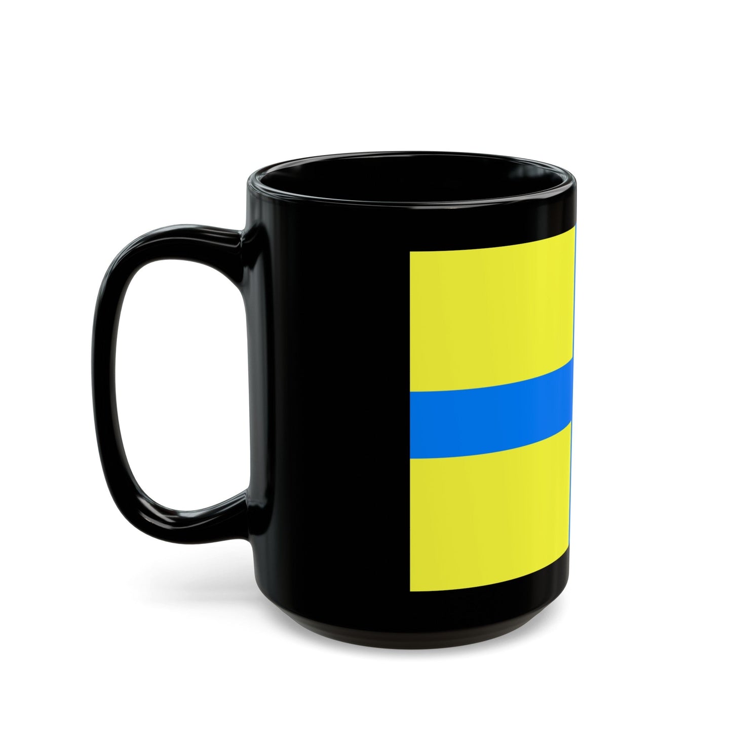 Flag of Parma Italy - Black Coffee Mug-The Sticker Space