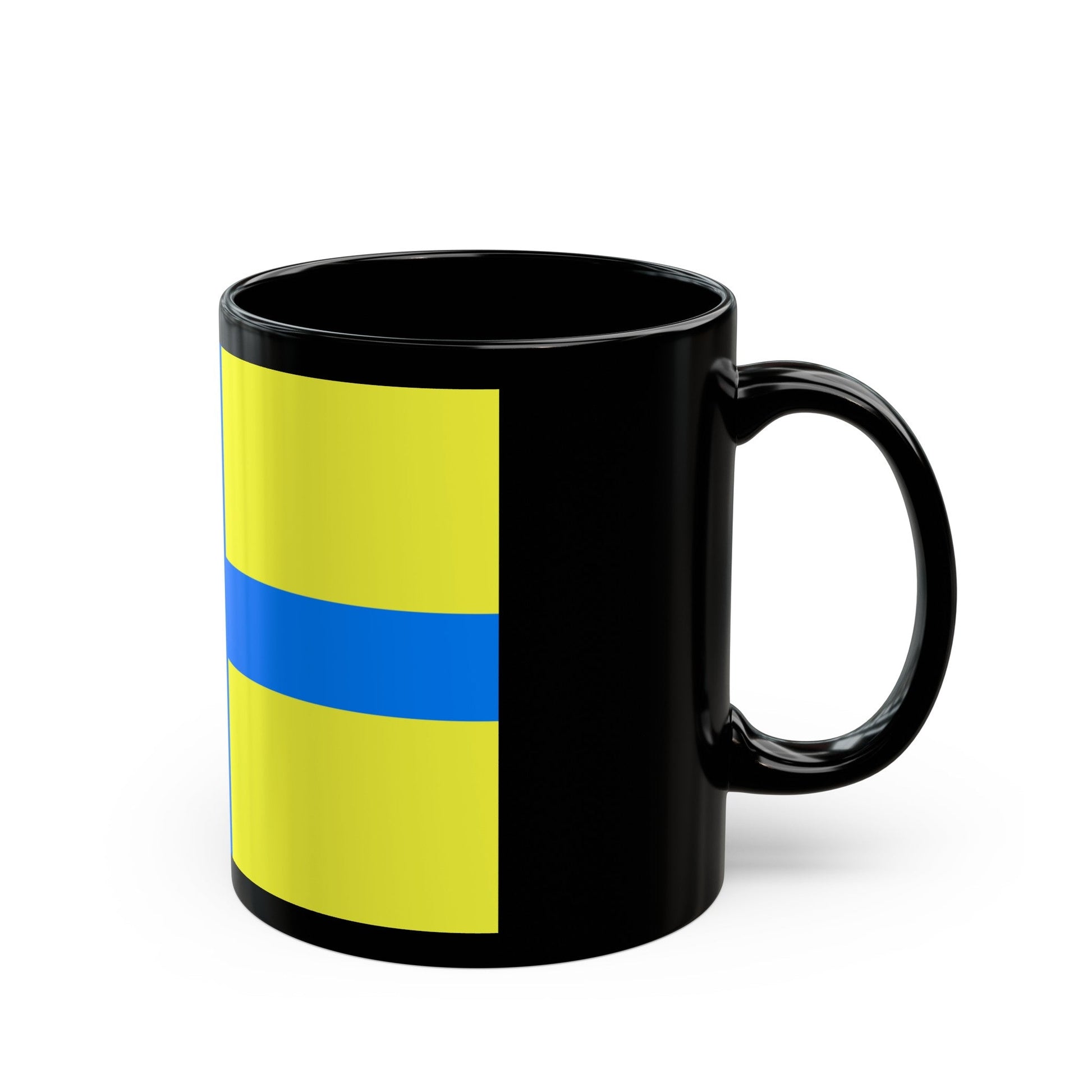 Flag of Parma Italy - Black Coffee Mug-The Sticker Space