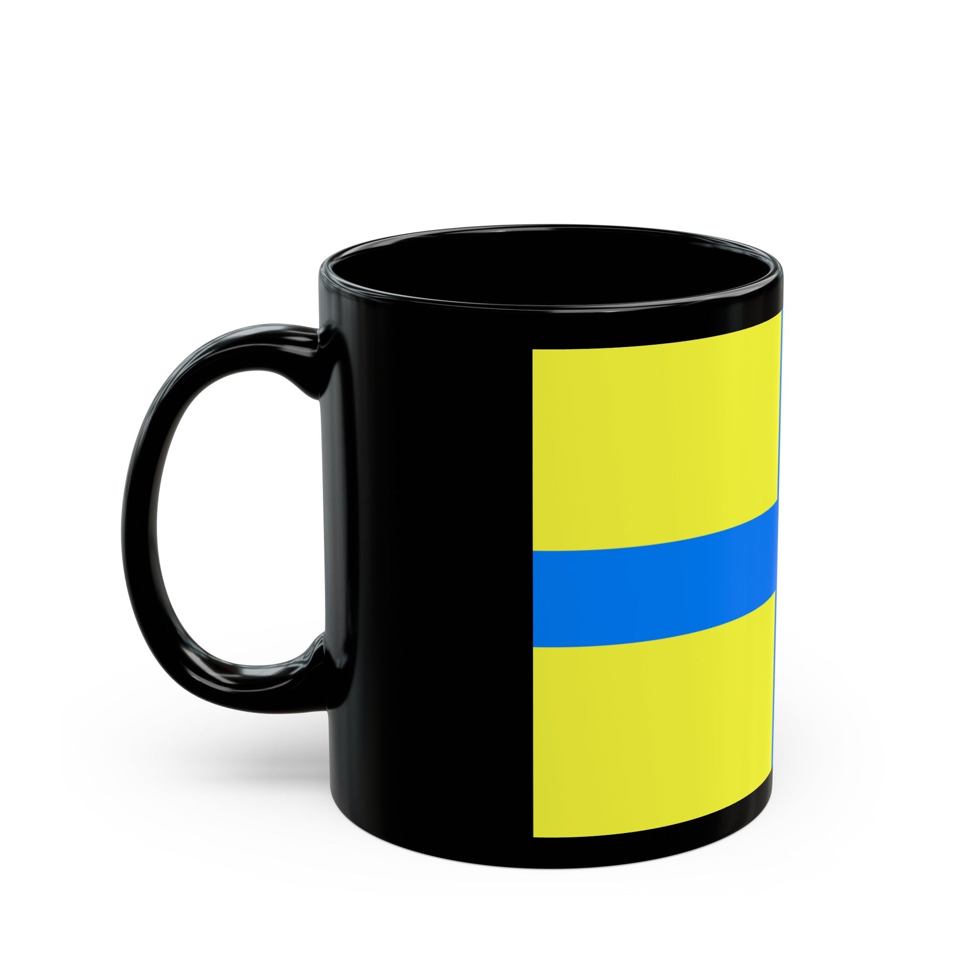 Flag of Parma Italy - Black Coffee Mug-The Sticker Space