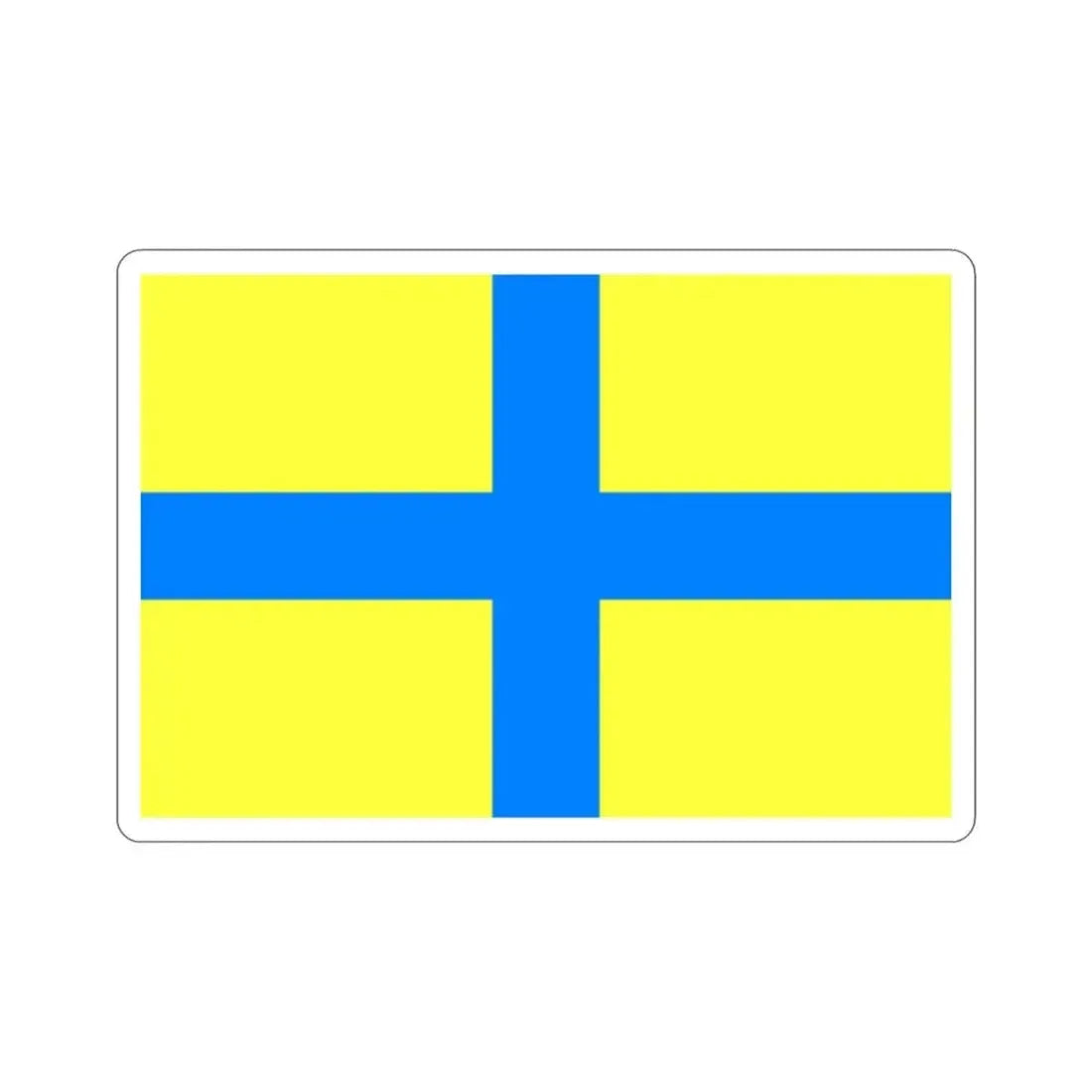 Flag of Parma Italy STICKER Vinyl Die-Cut Decal 2 Inch - The Sticker Space