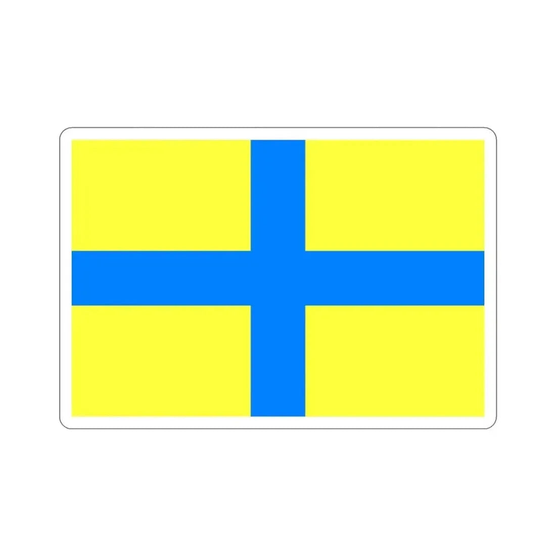 Flag of Parma Italy STICKER Vinyl Die-Cut Decal 3 Inch - The Sticker Space