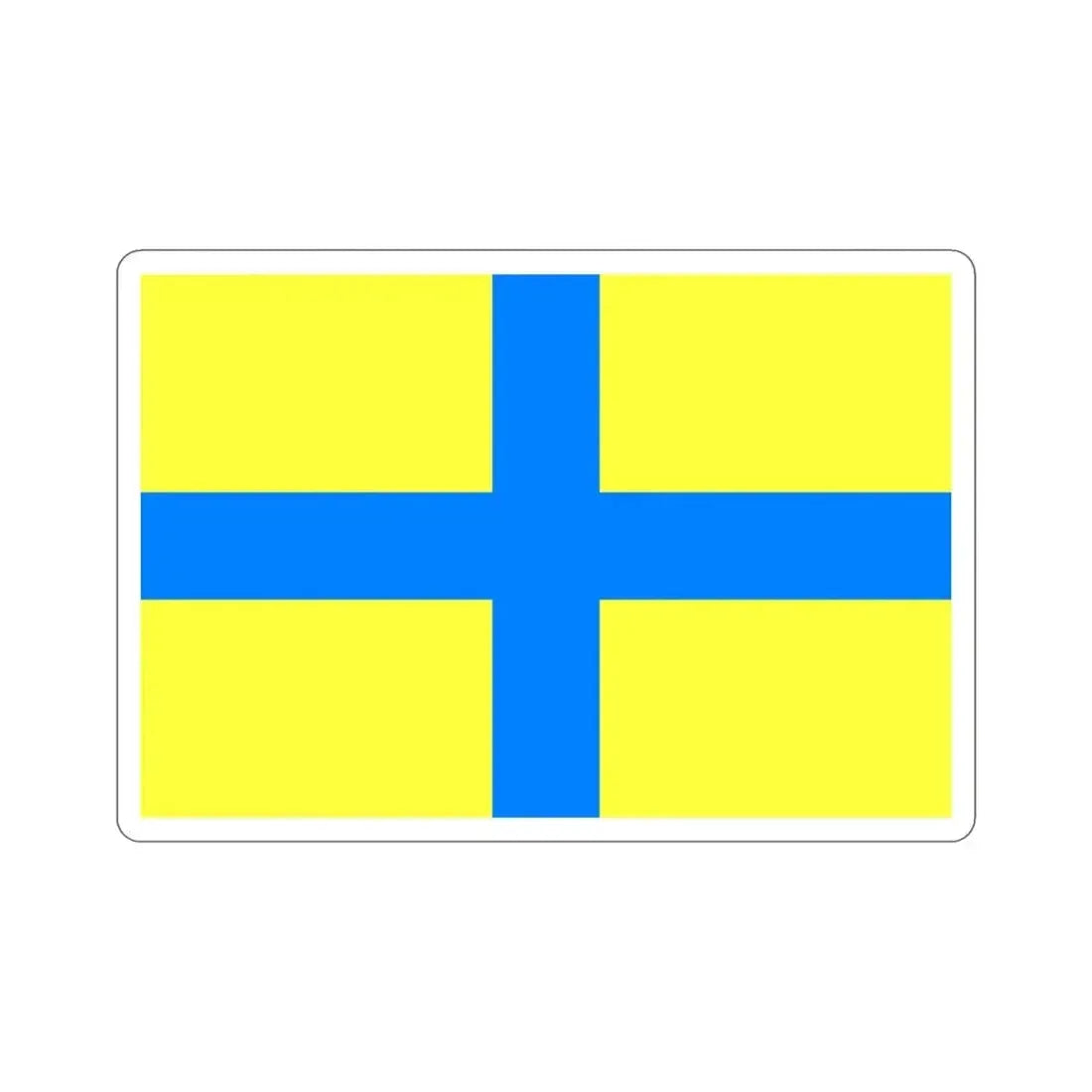 Flag of Parma Italy STICKER Vinyl Die-Cut Decal 4 Inch - The Sticker Space