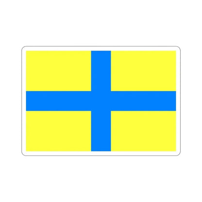 Flag of Parma Italy STICKER Vinyl Die-Cut Decal 4 Inch - The Sticker Space