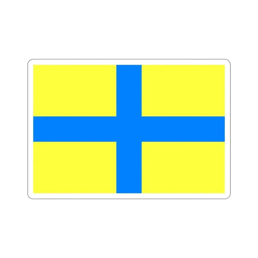 Flag of Parma Italy STICKER Vinyl Die-Cut Decal 5 Inch - The Sticker Space