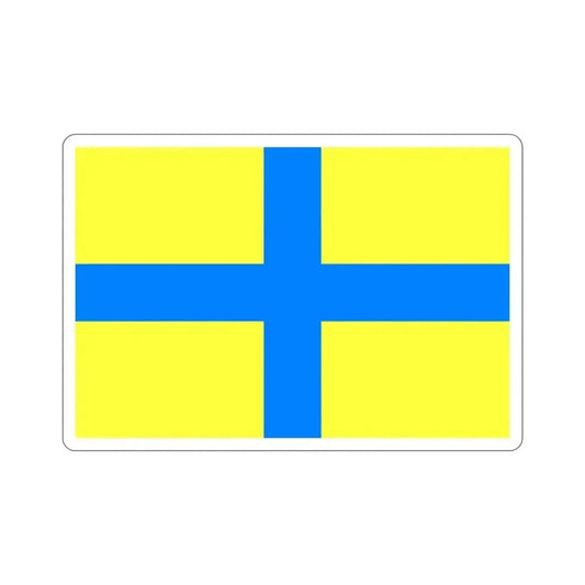 Flag of Parma Italy STICKER Vinyl Die-Cut Decal 6 Inch - The Sticker Space