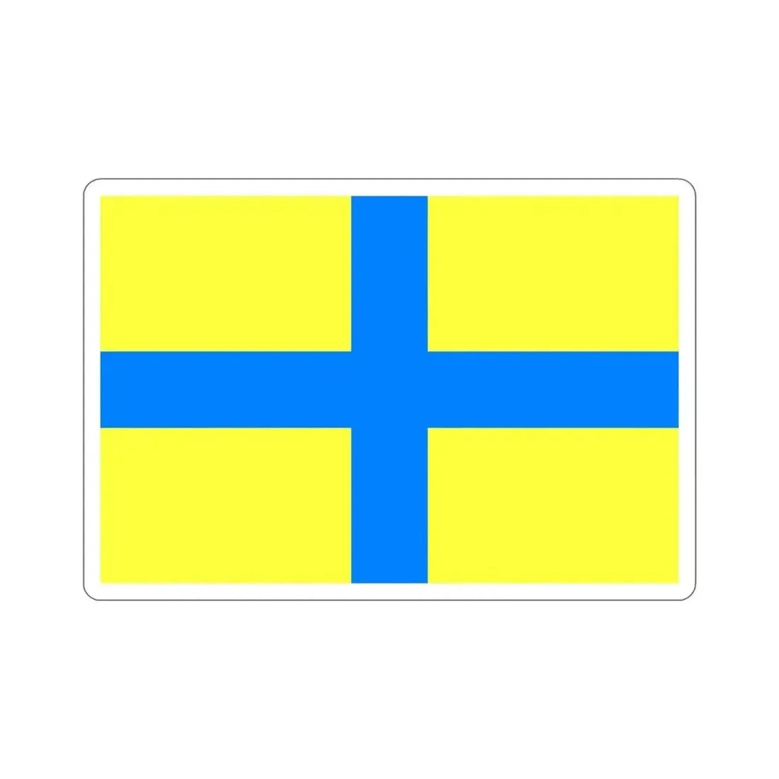 Flag of Parma Italy STICKER Vinyl Die-Cut Decal 6 Inch - The Sticker Space