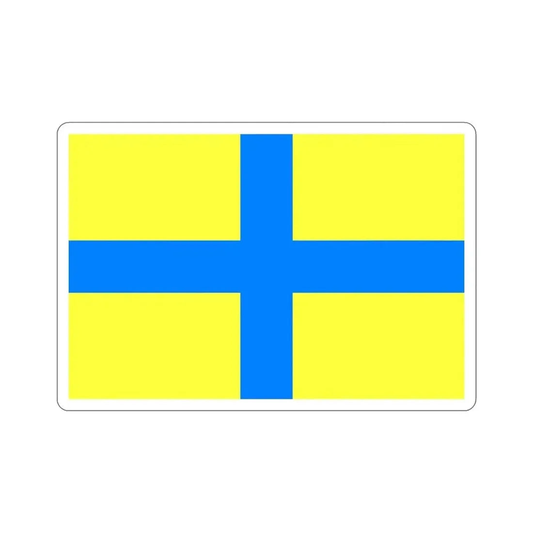 Flag of Parma Italy STICKER Vinyl Die-Cut Decal - The Sticker Space