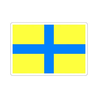 Flag of Parma Italy STICKER Vinyl Die-Cut Decal - The Sticker Space