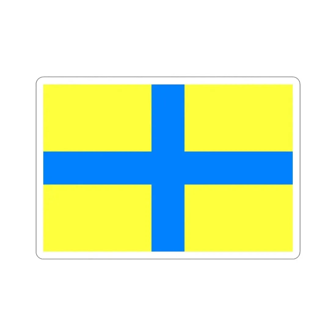 Flag of Parma Italy STICKER Vinyl Die-Cut Decal - The Sticker Space