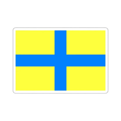 Flag of Parma Italy STICKER Vinyl Die-Cut Decal - The Sticker Space