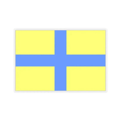 Flag of Parma Italy - STICKER Vinyl Kiss-Cut Decal 2 Inch Transparent - The Sticker Space